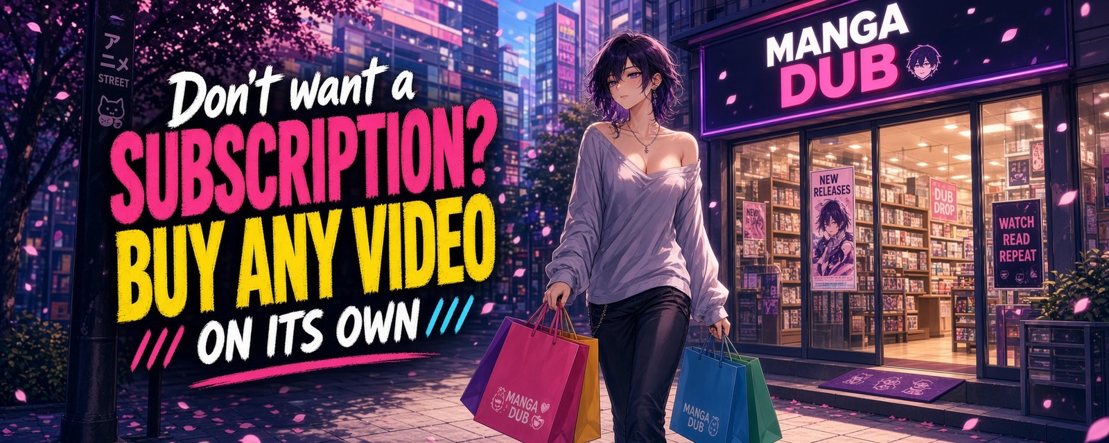 Buy any video on its own in the Shop